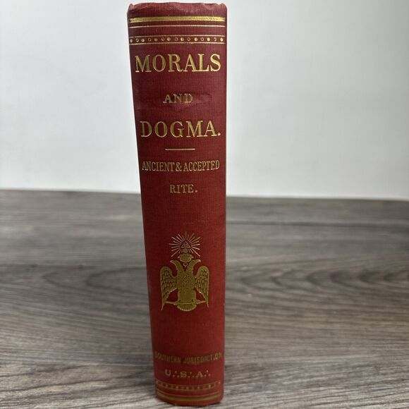 Morals and Dogma Albert Pike 1871 Reprinted 1947 Southern Jurisdiction Hardcover - Picture 4 of 12